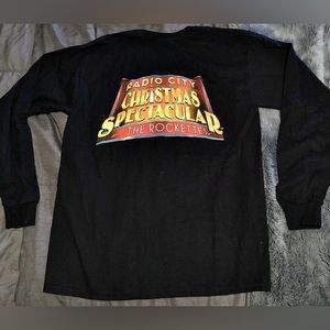 Vintage RADIO CITY Christmas Spectacular The Rockettes Tshirt Mens sz M L/S NEW